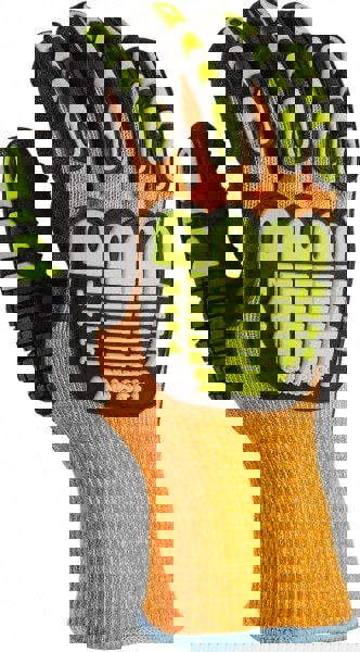 Cut-Resistant Gloves: Size Large, ANSI Cut A1, ANSI Puncture 1, Uncoated, Series Jersette 300